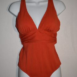 New Ribbed One Piece Swimsuit 