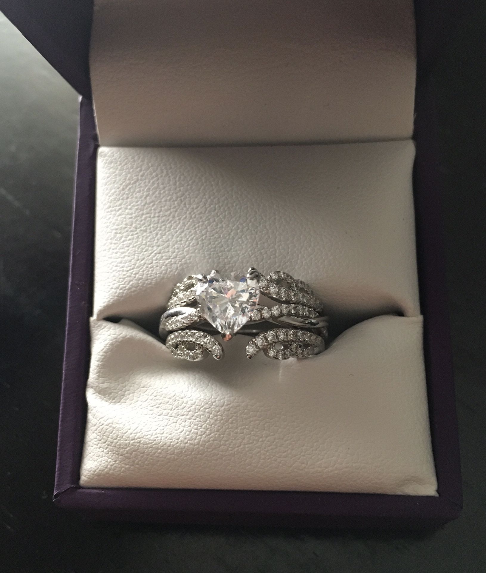 Heart Shaped Stone Ring