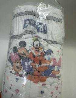 Vintage Retired Huggies + Little Movers Disney Friends Diapers Sz 6 Retired