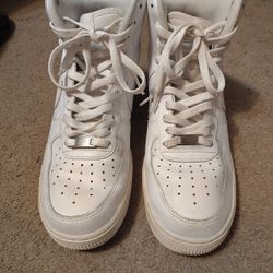 White Nike Air Forces