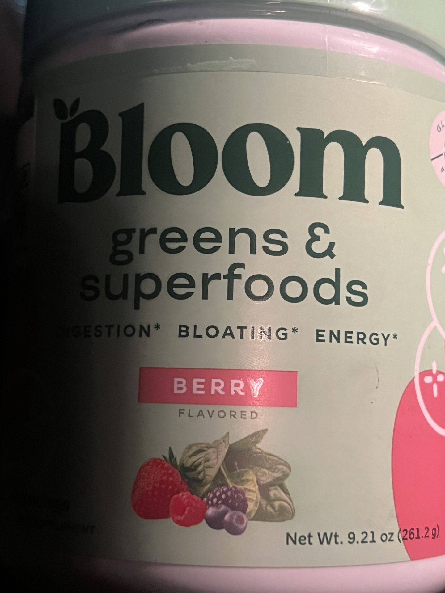 Bloom Greens And Superfoods Berry Flavor Only