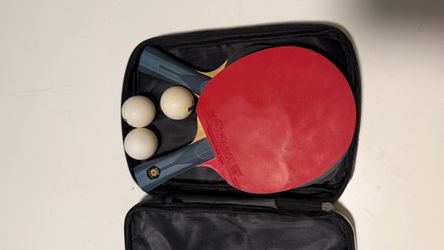 Paasol Table Tennis Paddle Set with Case