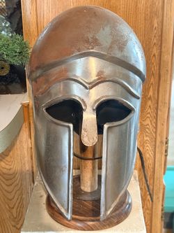GREEK CORINTHIAN HELMET with stand