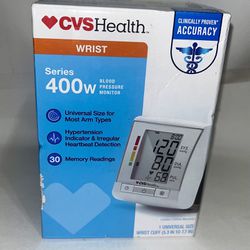 CVS HEALTH SERIES 400W AUTOMATIC WRIST BLOOD PRESSURE MONITOR