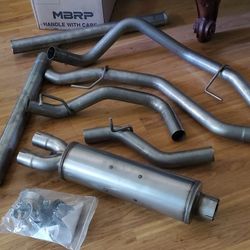 MBRP Cat Back exhaust system model # S5085,  fits 2019+ GM 1500 (LTD) series trucks - $350 (TAMPA)

 

 

