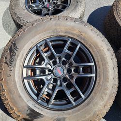 17" TOYOTA TRD PRO REPS TACOMA 4RUNNER TUNDRA SEQUOIA WHEELS TIRES