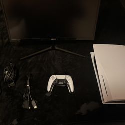 PS5 Disc Version and Monitor 