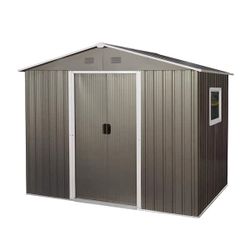 Metal storage shed, shed