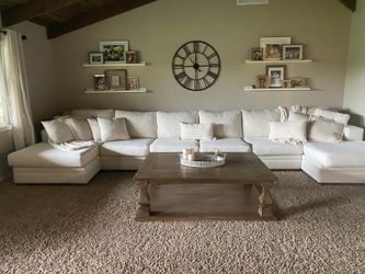 Cream Large Sectional