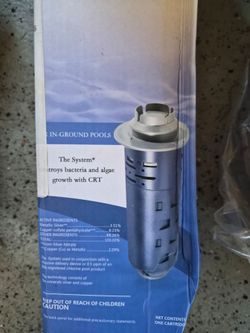 Pool filter mineral cartridge