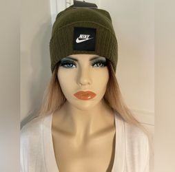 Olive Green Nike Beanie