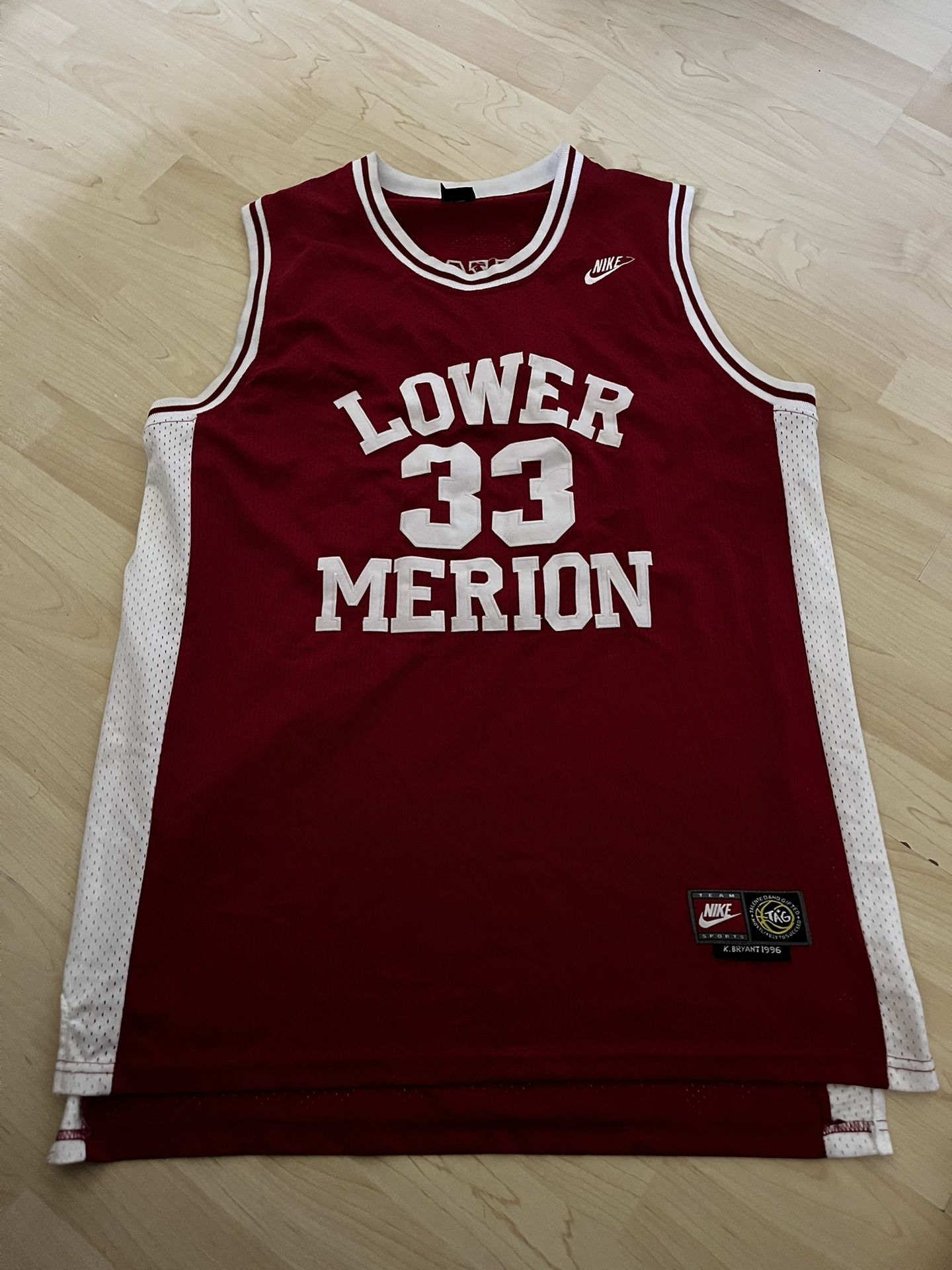 Kobe Bryant Authentic Lower Merion high school jersey like new