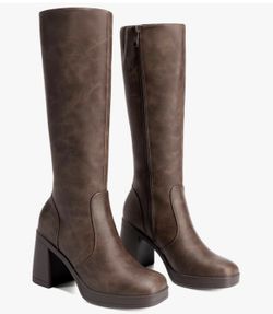 Brown Heel Boots