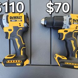 DEWALT 20V XR 3-SPEED HIGH TORQUE IMPACT DRIVER  / DEWALT 20V XR HAMMER DRILL DCD806 