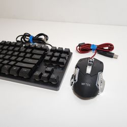 MFTEK RGB Gaming Keyboard and Mouse 
