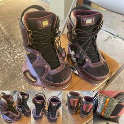 Wakeboard Bondings Ronix women’s size 6-7 