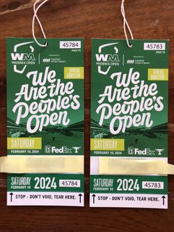 Waste Management Open Tickets Saturday, Sold Out