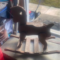 Wooden Rocking Horse