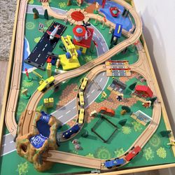 Waterfall Mountain Train Set & Table