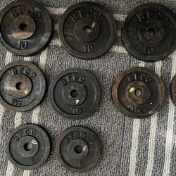 Weight Lifting Set 145lb. Total 