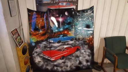 Custom airbrushing all free hand work