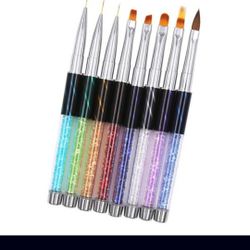 8 Pc Brush Set