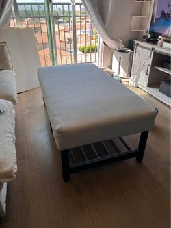 Large 4.5' Upholstered Ottoman / Bench - $90 OBO
