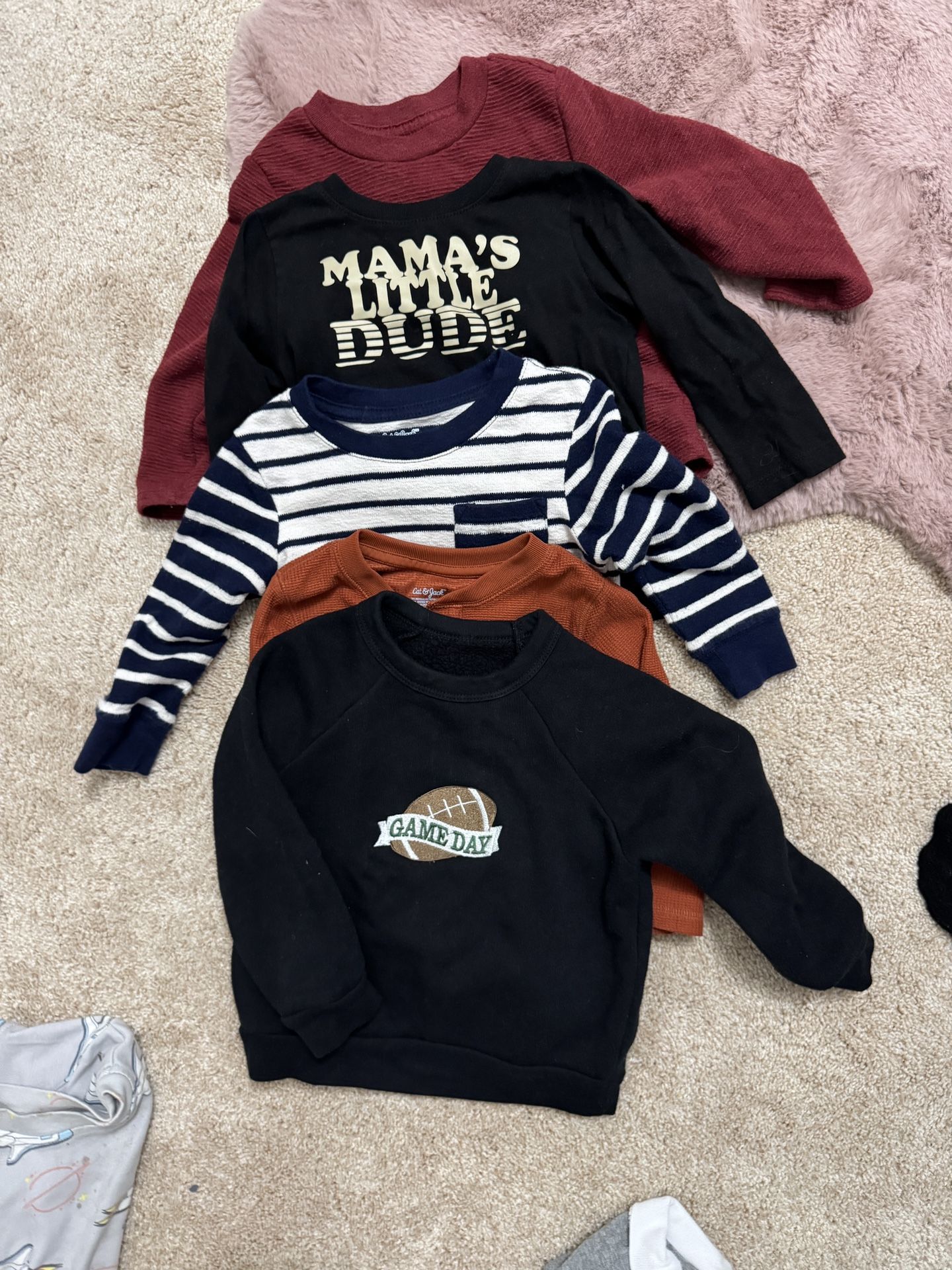 Toddler boy Long Sleeve Shirts 18m