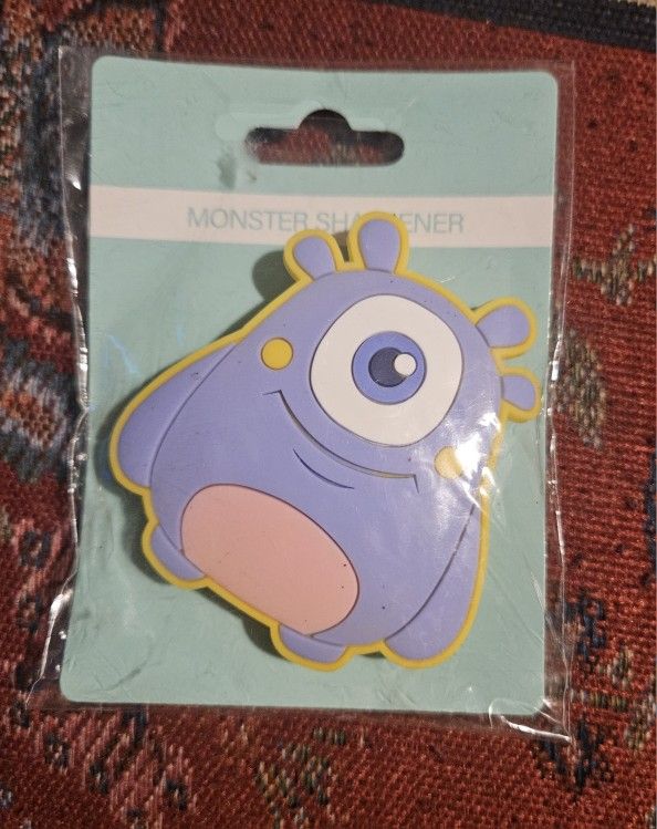 NEW SEALED PURPLE LITTLE MONSTER KIDS PENCIL SHARPENER