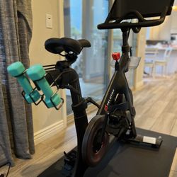 Peloton Bike and Mat