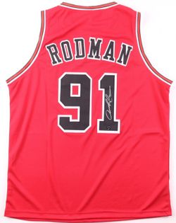 Dennis Rodman Signed Jersey (Authentic Ink)