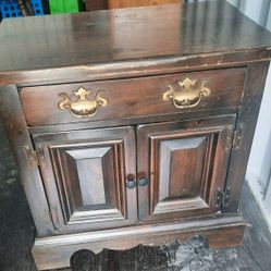 Antique Piece Of Furniture Solid Wood 