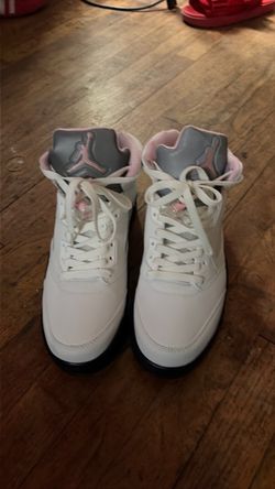 Jordan 5 medium soft pink retro