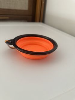 Small Collapsible Travel Dog Bowl