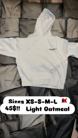 Light Oatmeal Essential Hoodie