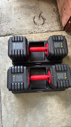 Adjustable Dumbbell Set with Trays
