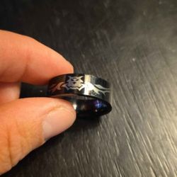 Bright Stainless Steel Size 10 Ring