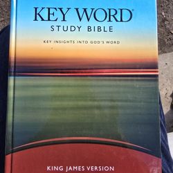 Key Word Study Bible, See 2 Pics, Hardback, New