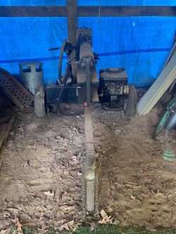 Gas-Powered Hydraulic Log Splitter with Trailer Hitch
