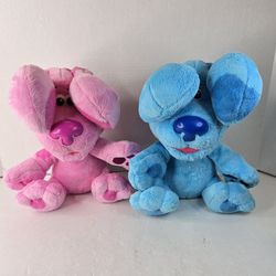 2x Blue’s Clues Peek-A-Blue Boo 11” Blue & Magenta Plush Moves w/ Sound 2020