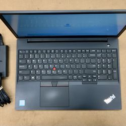 Lenovo Thinkpad E590 Laptop Netbook Computer Zorin OS System Intel Core I5-8265U 8GB RAM 250 GB SSD Wifi Bluetooth Internet Browser Linux Camera