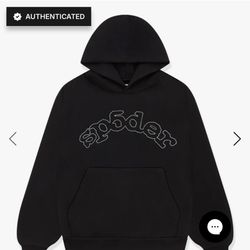 SP5DER OG LOGO HOODIE BLACK