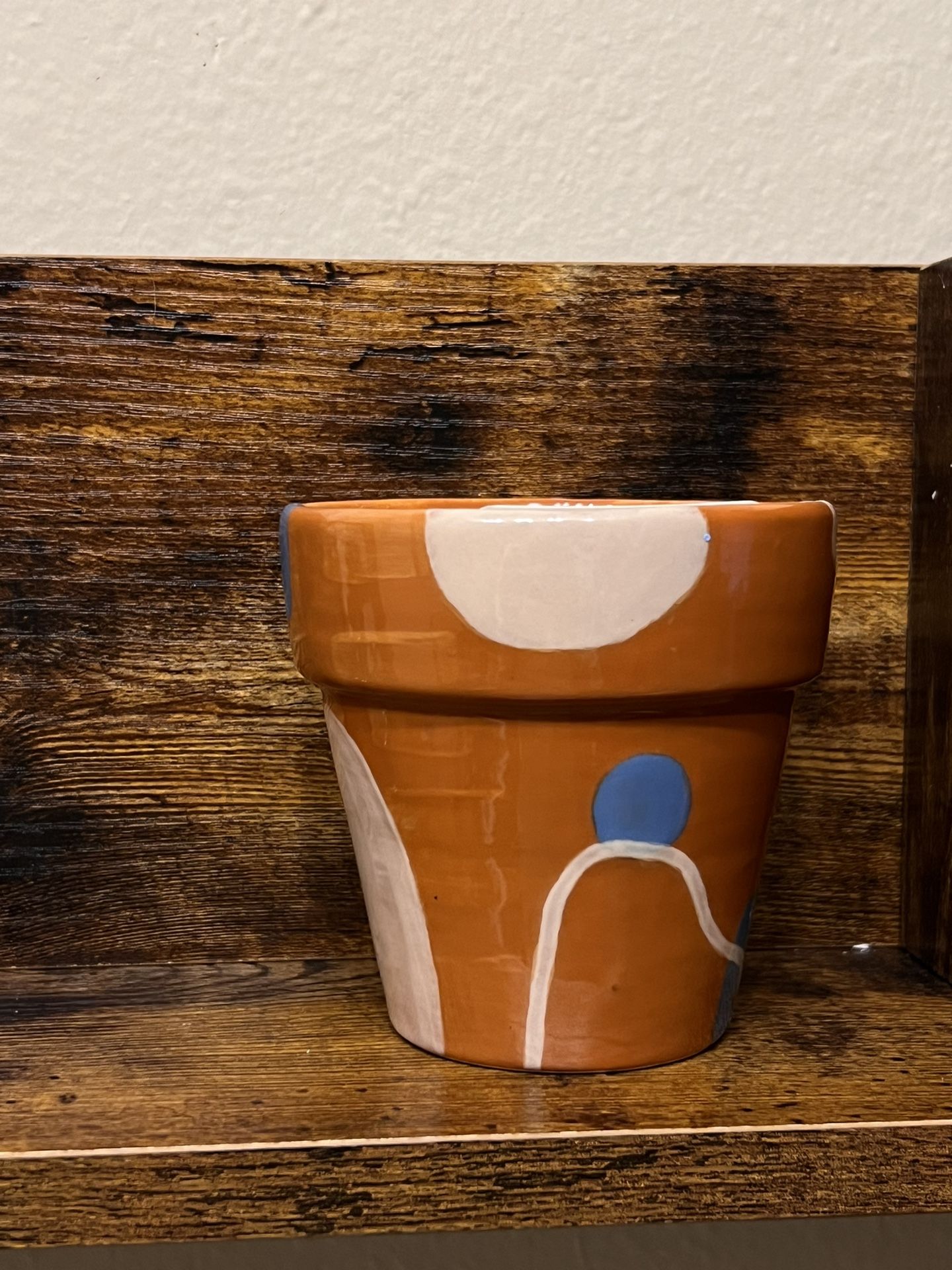 Small Ceramic Painted Pot