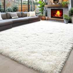 8x10 Area Rugs for Living Room, Ultra Soft Fluffy Large Shaggy Rug Carpet for Bedroom, Non-Slip Fuzzy Plush Rugs for Nursery Boys Girls Kids Room Mode