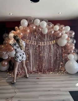 9ft gold metal arch for balloons