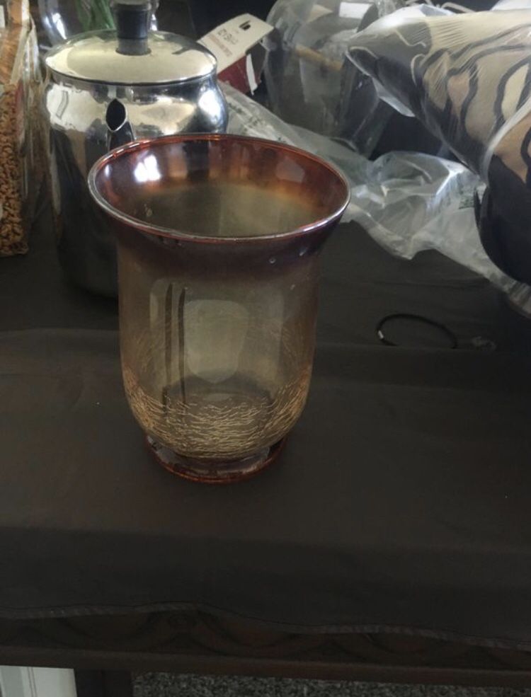 Halloween candle holder / case