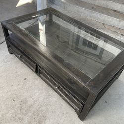 Rustic Wood Coffee Table 