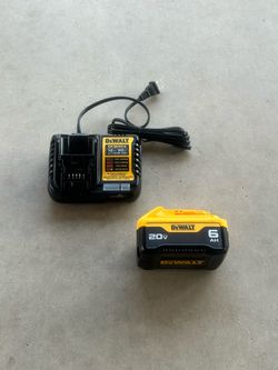 Dewalt 20v 6ah Battery & Charger Kit