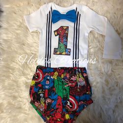 Cake Smash Outfit. First Birthday Boy Outfit.  Personalized  Onesie. trajecito De Cumpleaños 