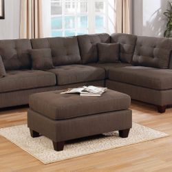 Sectional With Ottoman /// Financing Available 